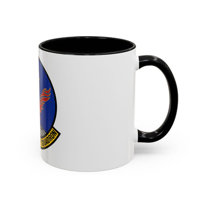 43 Air Mobility Squadron AMC (U.S. Air Force) Accent Coffee Mug