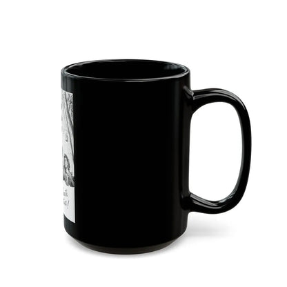 Hand to Mouth Adventure, 1946 - Black Coffee Mug-Go Mug Yourself