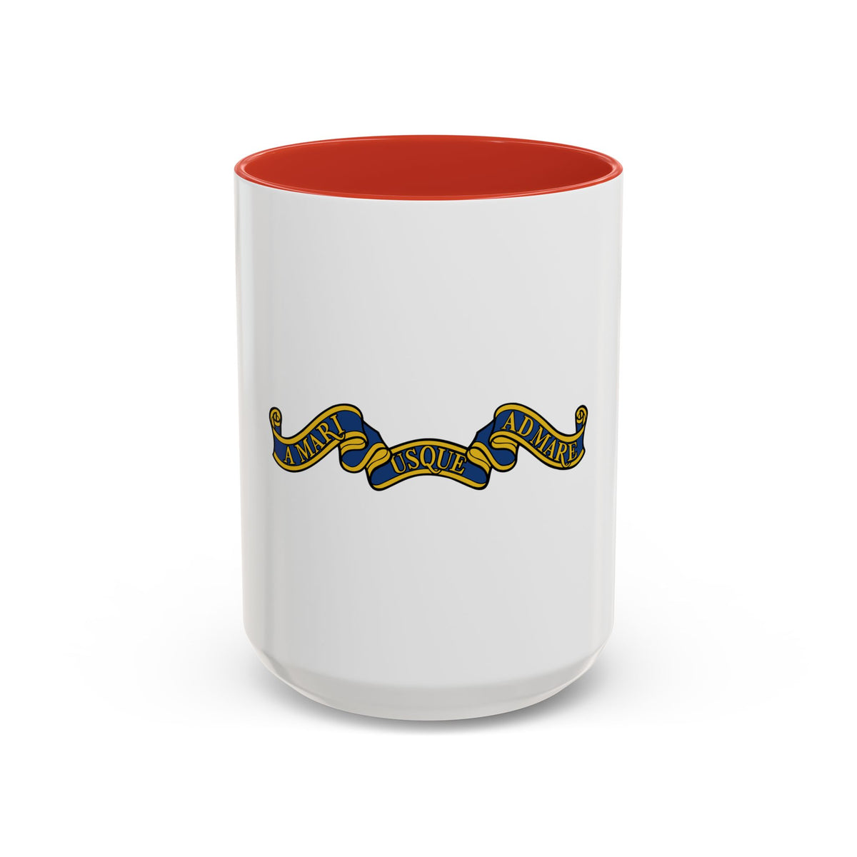 Canadian Motto - Accent Coffee Mug