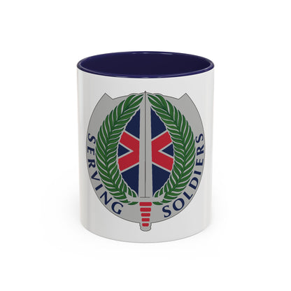 10 Personnel Command (U.S. Army) Accent Coffee Mug
