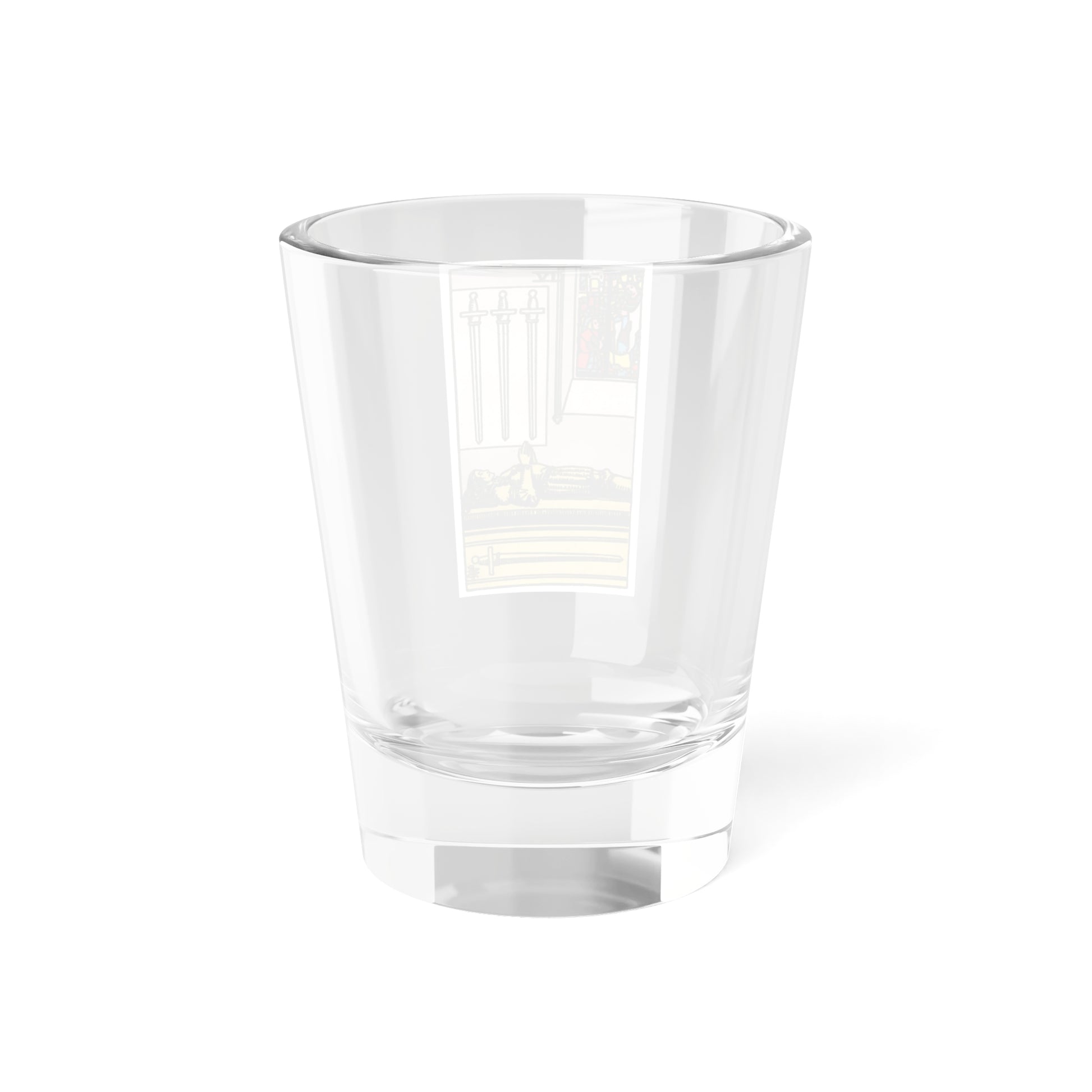 The 4 of Swords (Tarot Card) Shot Glass 1.5oz-Go Mug Yourself