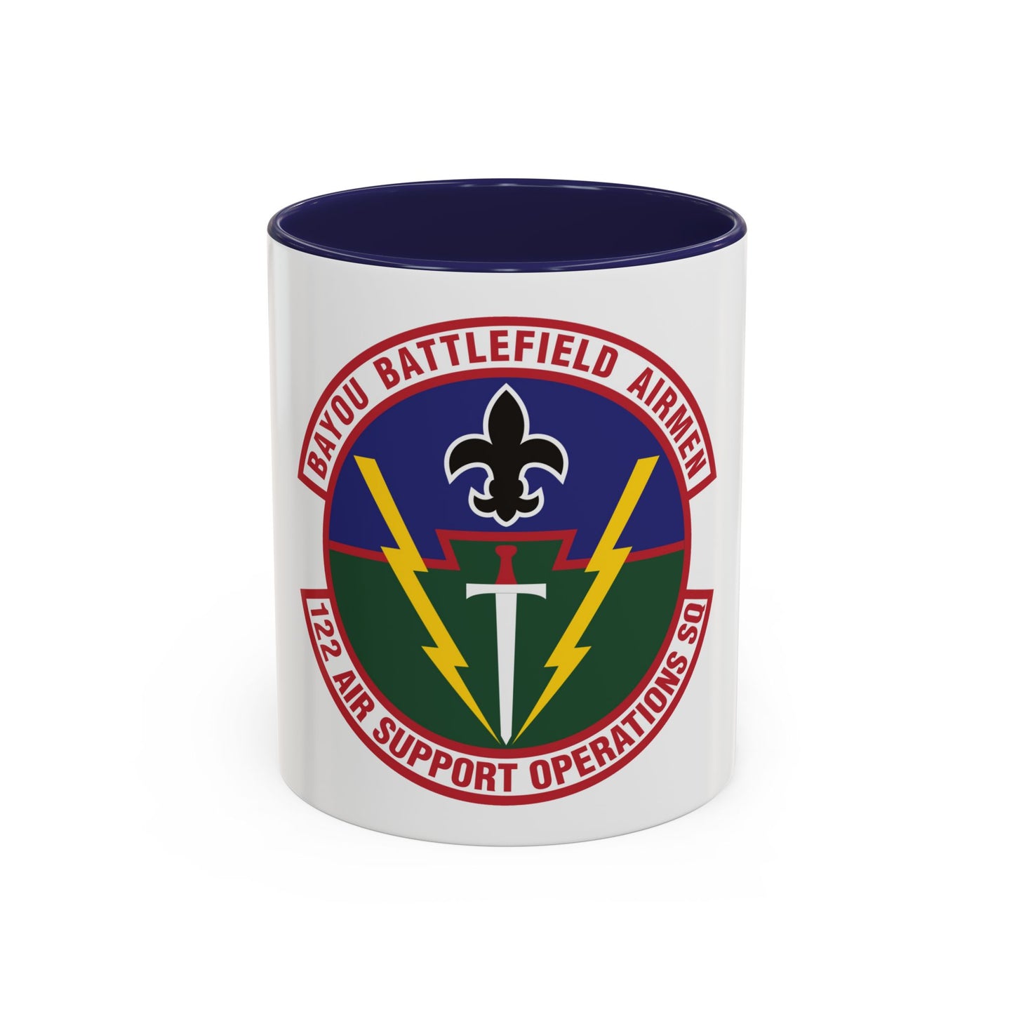 122d Air Support Operations Squadron (U.S. Air Force) Accent Coffee Mug