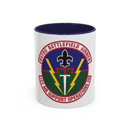 122d Air Support Operations Squadron (U.S. Air Force) Accent Coffee Mug
