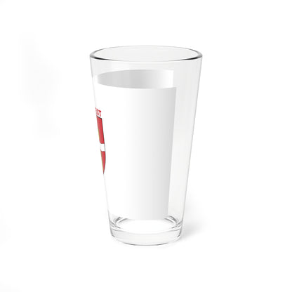 Flag of Budapest 1984-1990 (Hungary) Pint Glass 16oz