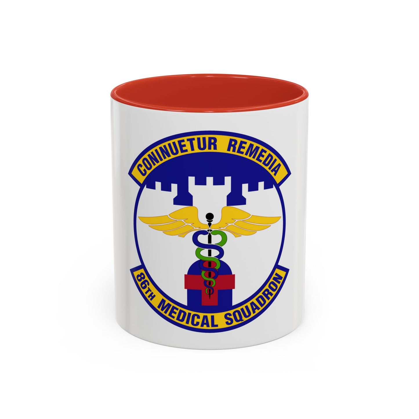 86 Medical Squadron USAFE (U.S. Air Force) Accent Coffee Mug