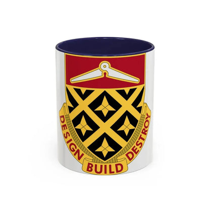 261 Engineer Battalion (U.S. Army) Accent Coffee Mug 11oz Navy - Go Mug Yourself