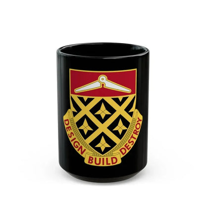261 Engineer Battalion (U.S. Army) Black Coffee Mug 15oz - Go Mug Yourself