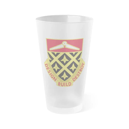 261 Engineer Battalion (U.S. Army) Frosted Pint Glass 16oz Default Title - Go Mug Yourself