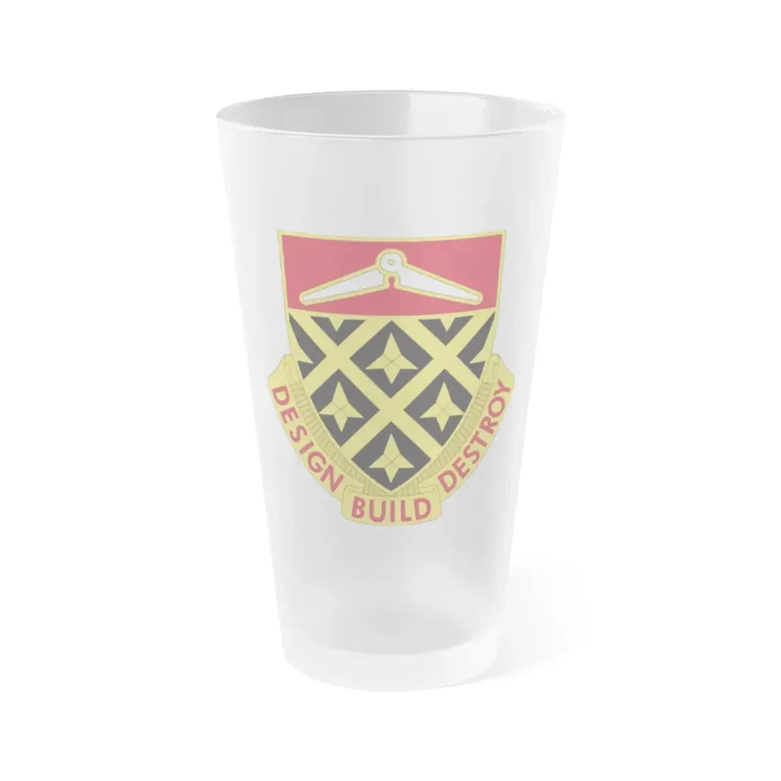 261 Engineer Battalion (U.S. Army) Frosted Pint Glass 16oz Default Title - Go Mug Yourself