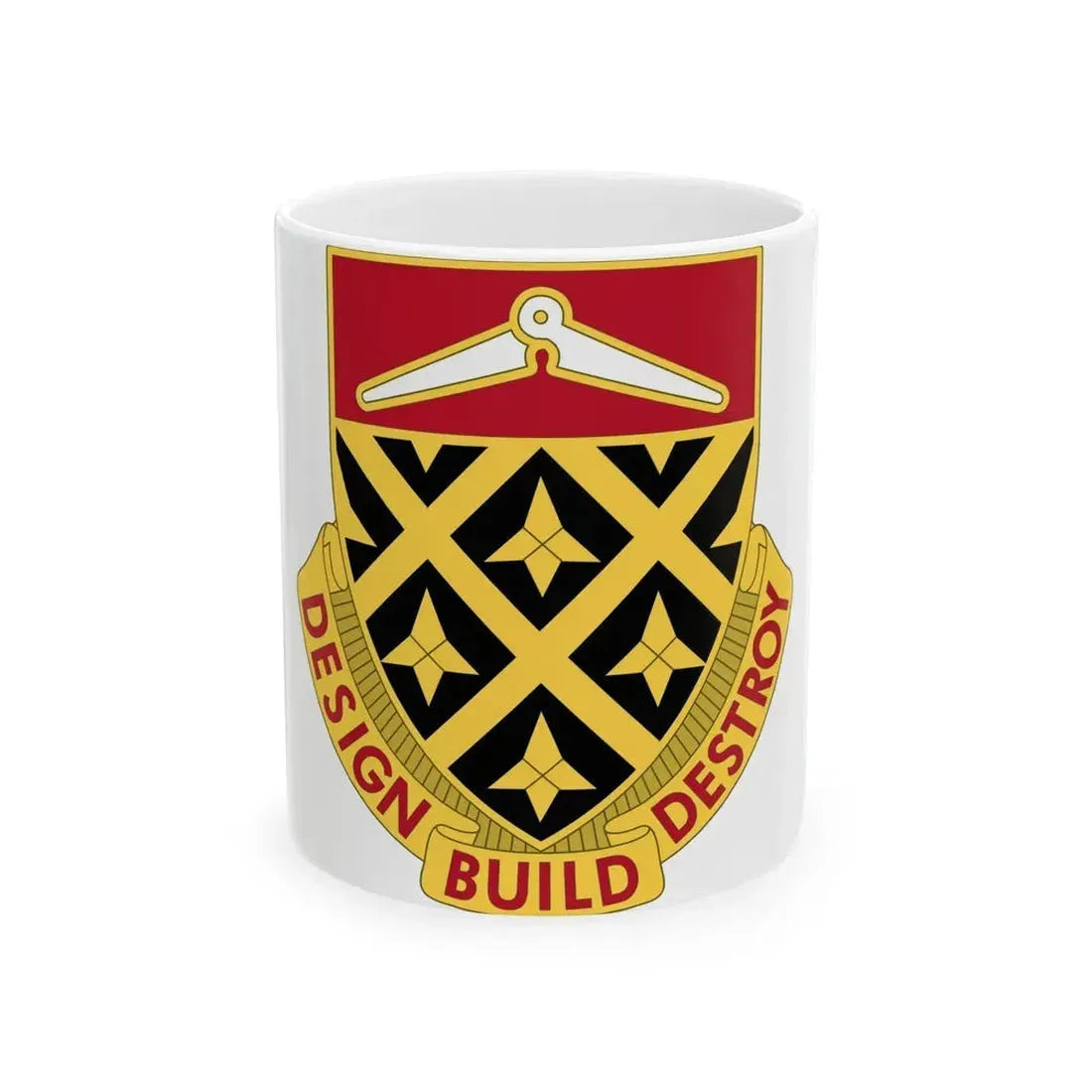 261 Engineer Battalion (U.S. Army) White Coffee Mug 11oz - Go Mug Yourself