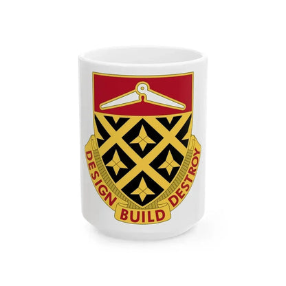 261 Engineer Battalion (U.S. Army) White Coffee Mug 15oz - Go Mug Yourself