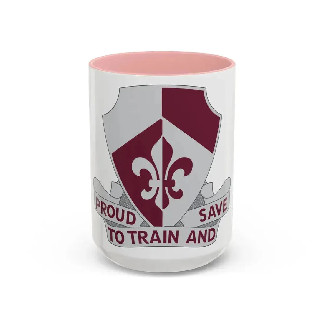 261 Medical Battalion (U.S. Army) Accent Coffee Mug 15oz Pink - Go Mug Yourself