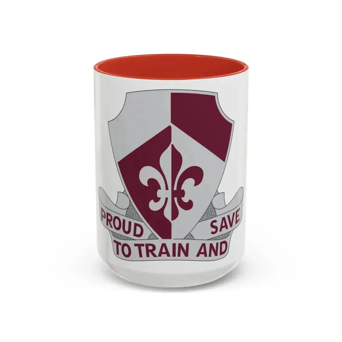 261 Medical Battalion (U.S. Army) Accent Coffee Mug 15oz Red - Go Mug Yourself