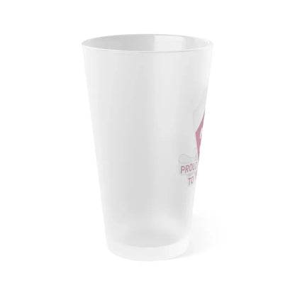 261 Medical Battalion (U.S. Army) Frosted Pint Glass 16oz - Go Mug Yourself