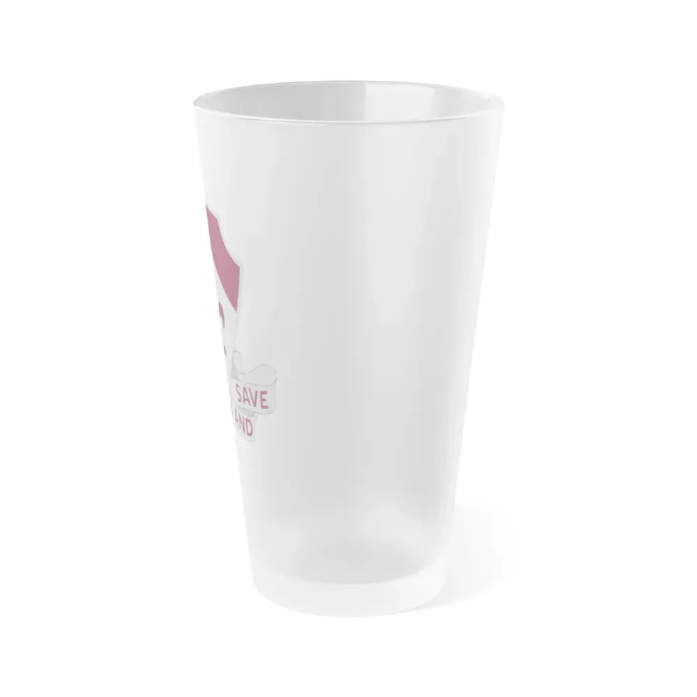 261 Medical Battalion (U.S. Army) Frosted Pint Glass 16oz - Go Mug Yourself
