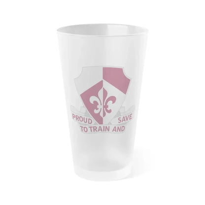 261 Medical Battalion (U.S. Army) Frosted Pint Glass 16oz - Go Mug Yourself