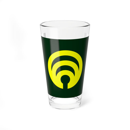 Flag of Mikasa Hokkaido (Japan) Pint Glass 16oz