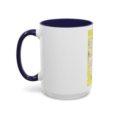 USA - North Central States 1 (1974) (Map) Accent Coffee Mug