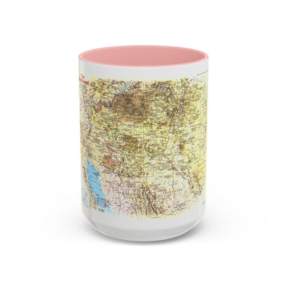 USA - Southwest 1 (1982) (Map) Accent Coffee Mug
