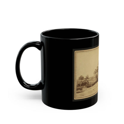 Civil War Soldiers In Action (U.S. Civil War) Black Coffee Mug