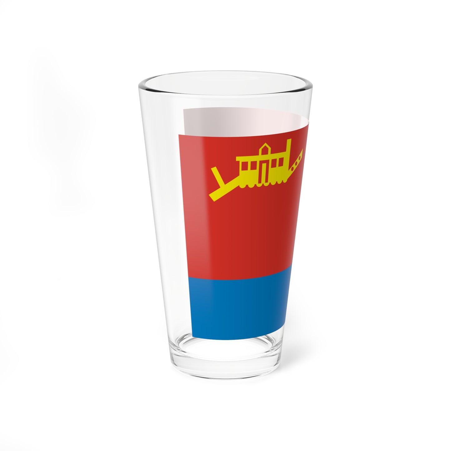 Flag of Susumansky rayon Magadan Oblast 2002 (Russia) Pint Glass 16oz