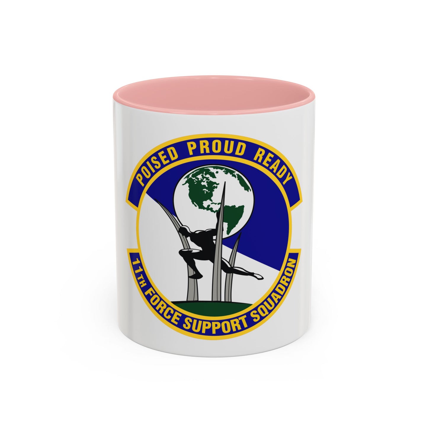 11 Force Support Squadron USAF (U.S. Air Force) Accent Coffee Mug