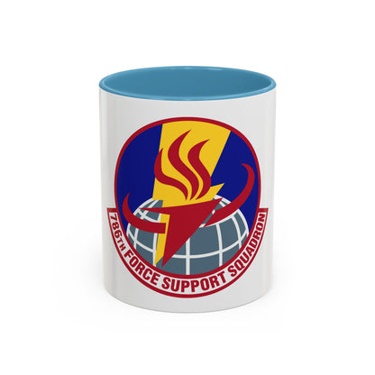 786th Force Support Squadron (U.S. Air Force) Accent Coffee Mug