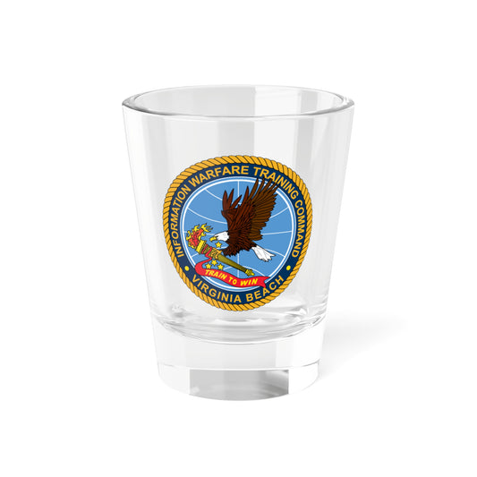 Verre à liqueur VA Beach (US Navy) du commandement de la formation à la guerre de l'information, 42,5 g