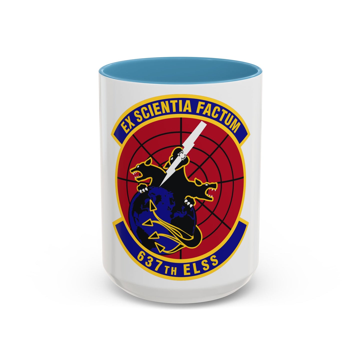 637th Electronic Systems Squadron (U.S. Air Force) Accent Coffee Mug