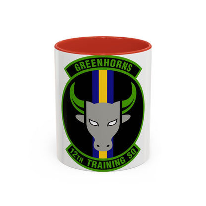 12 Training Sq AETC (U.S. Air Force) Accent Coffee Mug