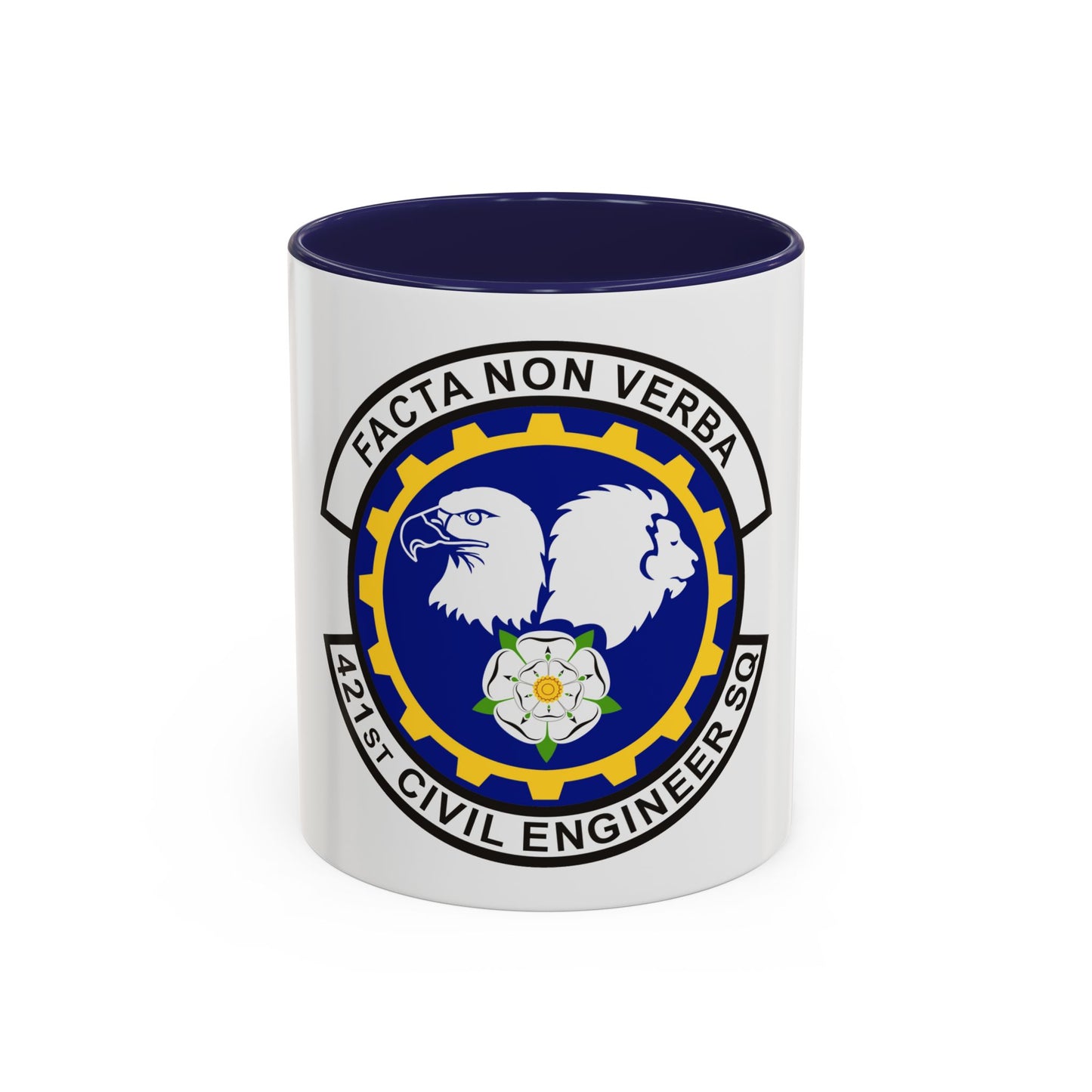 421st Civil Engineer Squadron (U.S. Air Force) Accent Coffee Mug