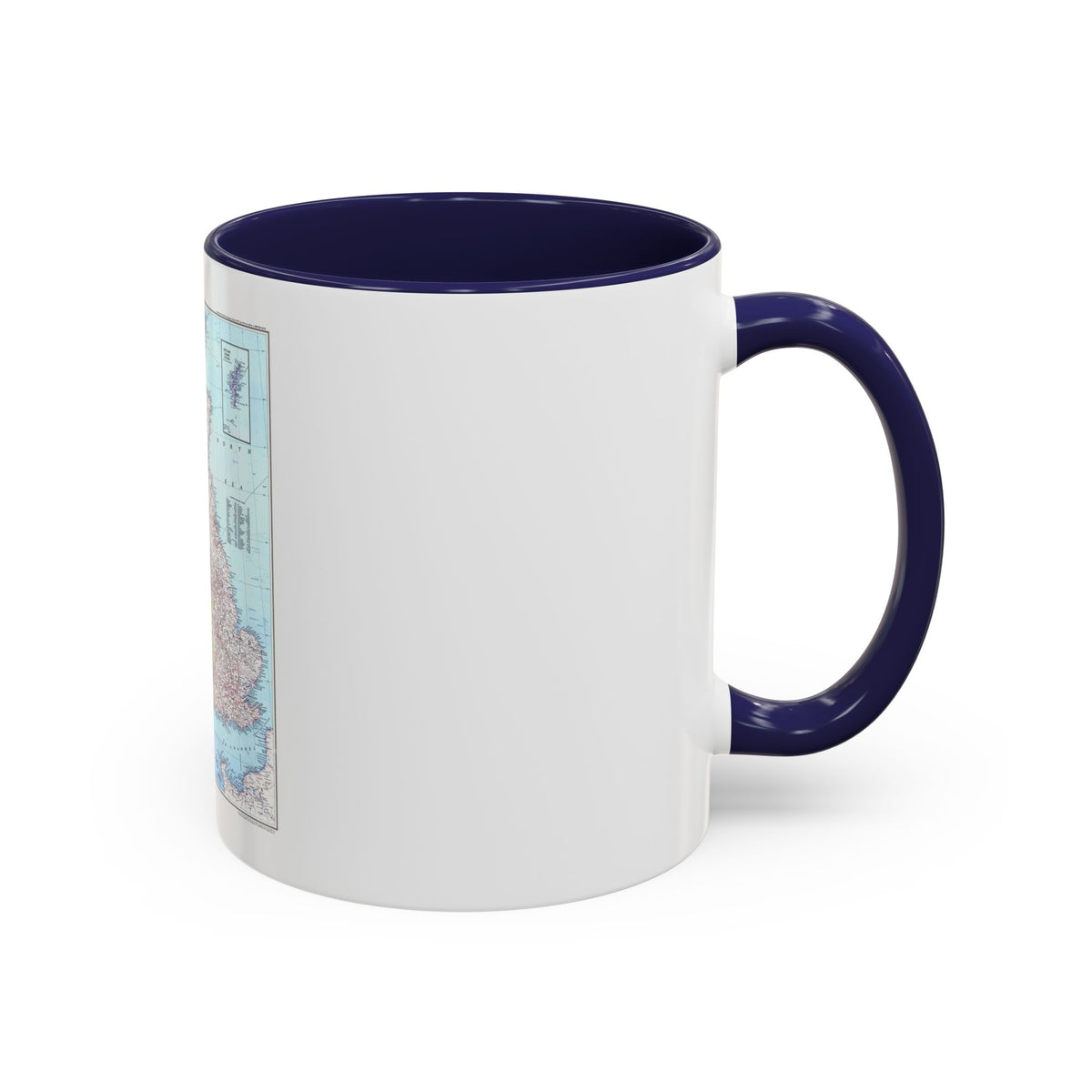 British Isles (1979) (Map) Accent Coffee Mug