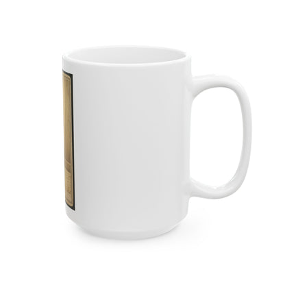 Full-Length Portrait Of An Unidentified Civil War Soldier 001 (U.S. Civil War) White Coffee Mug