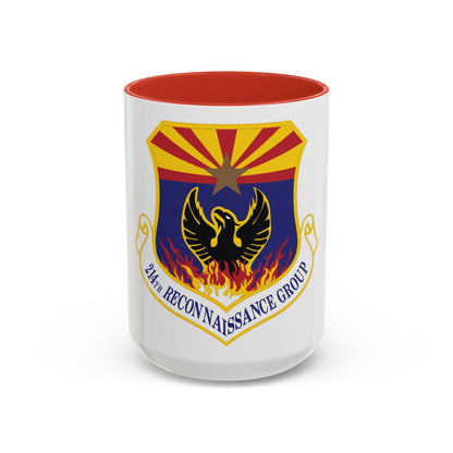 214th Reconnaissance Group (U.S. Air Force) Accent Coffee Mug