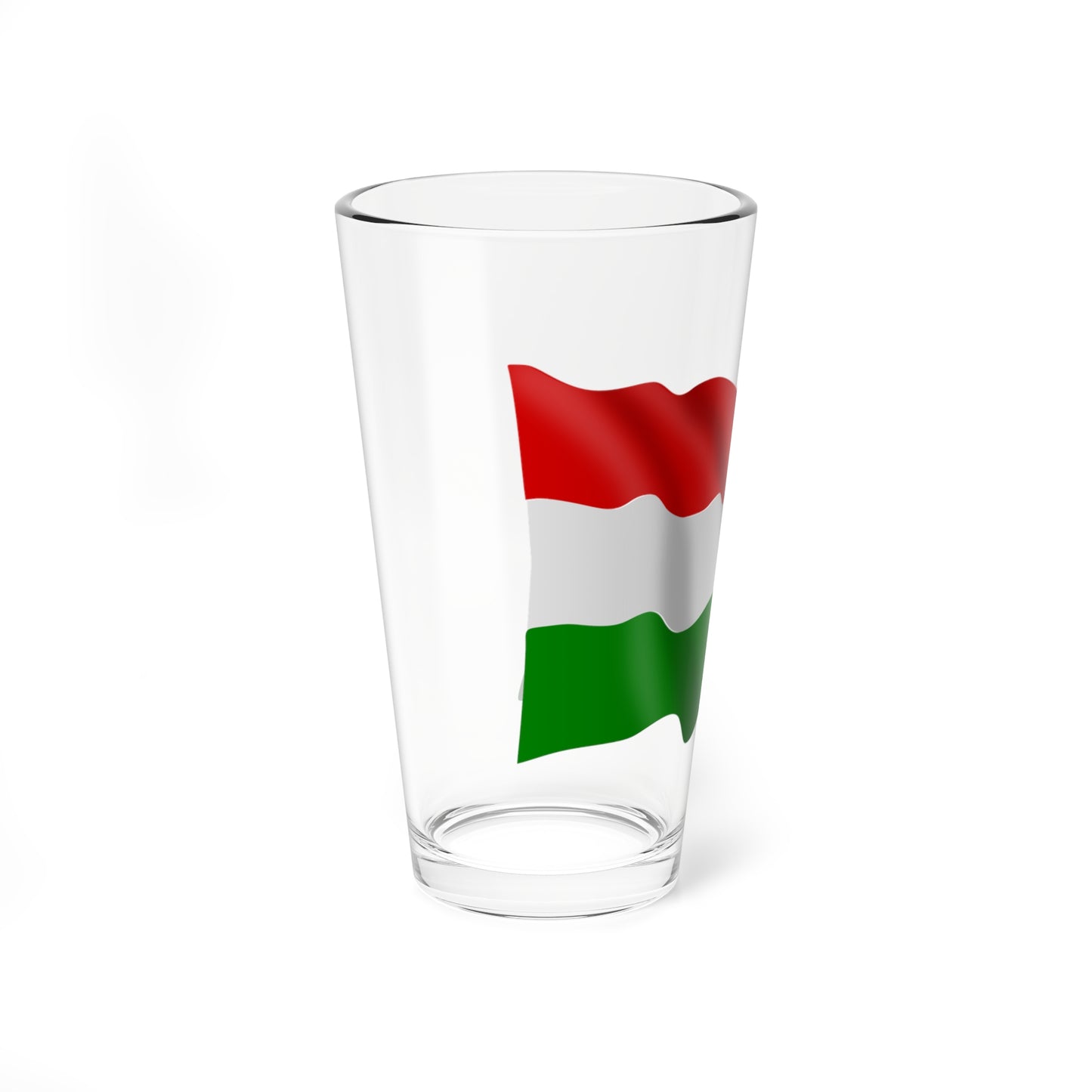 Hungary-flag (Hungary) Pint Glass 16oz