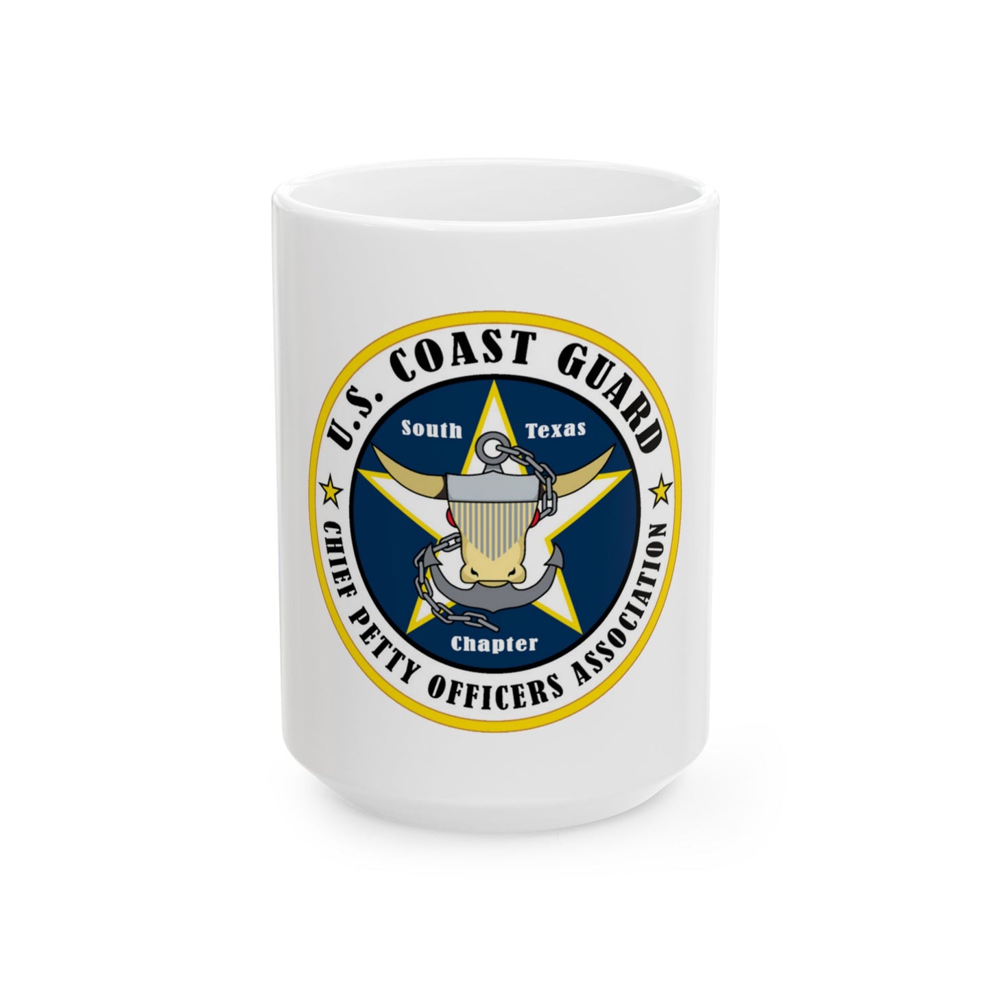 USCG South Texas CPOA (U.S. Coast Guard) White Coffee Mug