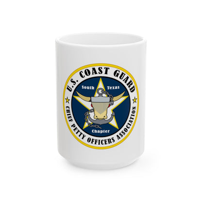 USCG South Texas CPOA (U.S. Coast Guard) White Coffee Mug