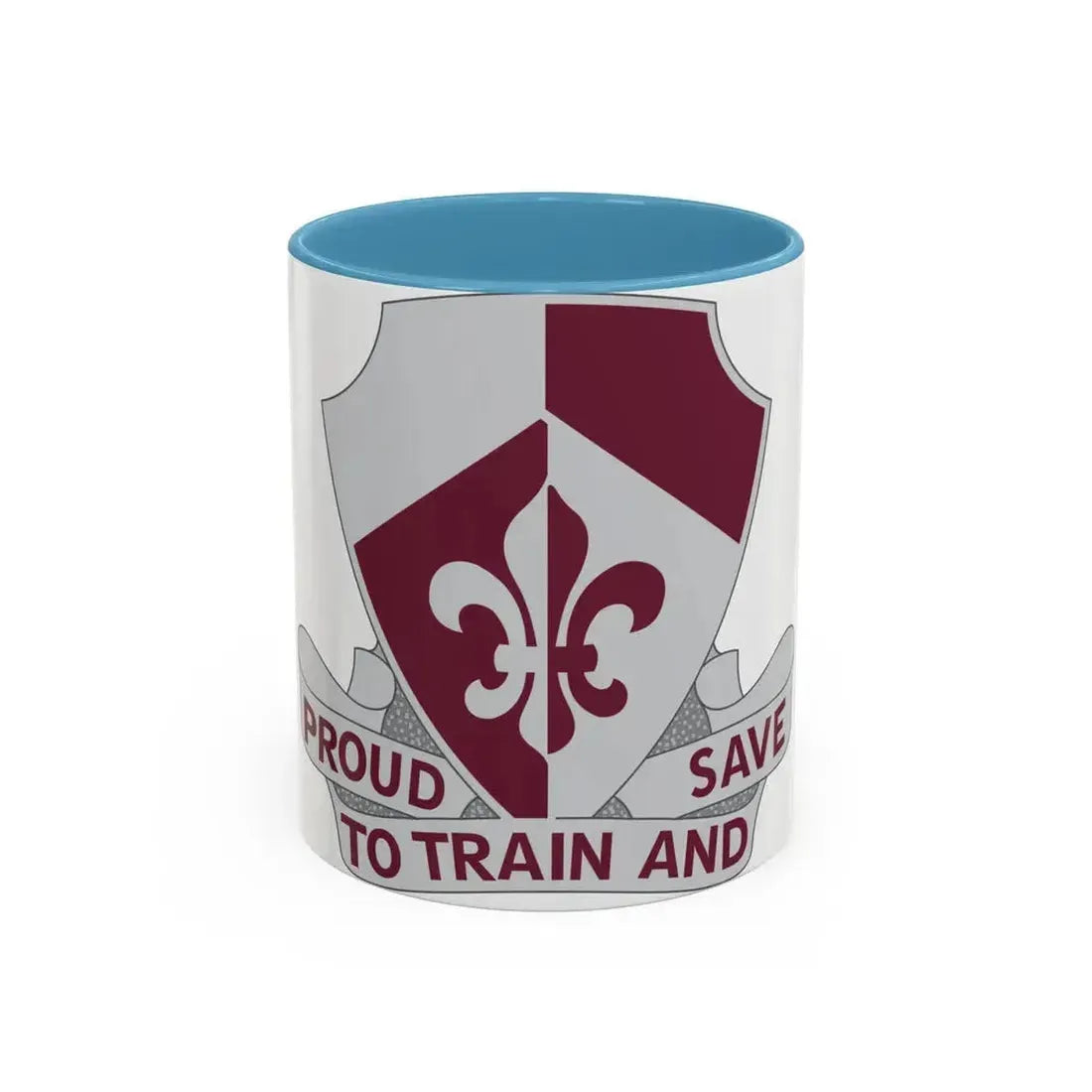 261st Medical Battalion (U.S. Army) Accent Coffee Mug 11oz Light Blue - Go Mug Yourself