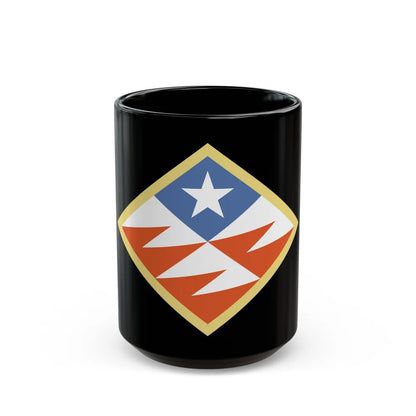 261st Theater Tactical Signal Brigade (U.S. Army) Black Coffee Mug-15oz-Go Mug Yourself