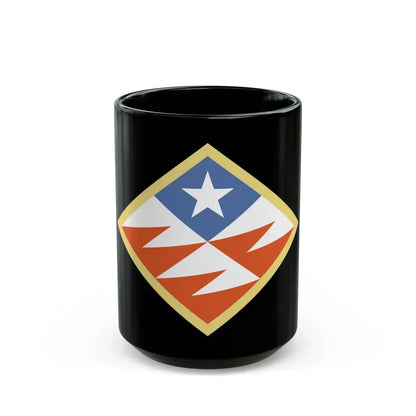 261st Theater Tactical Signal Brigade (U.S. Army) Black Coffee Mug 15oz - Go Mug Yourself