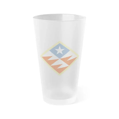 261st Theater Tactical Signal Brigade (U.S. Army) Frosted Pint Glass 16oz Default Title - Go Mug Yourself