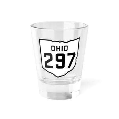 OH-297 1927 (Ohio) (Road Sign) Shot Glass 1.5oz