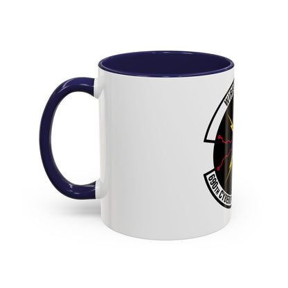 690 Cyberspace Operations Squadron AFSPC (U.S. Air Force) Accent Coffee Mug