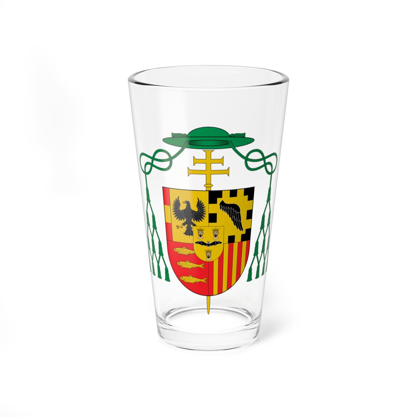 Escudo de Galcerán Albanell (Spain) (Coat of Arms) Pint Glass 16oz