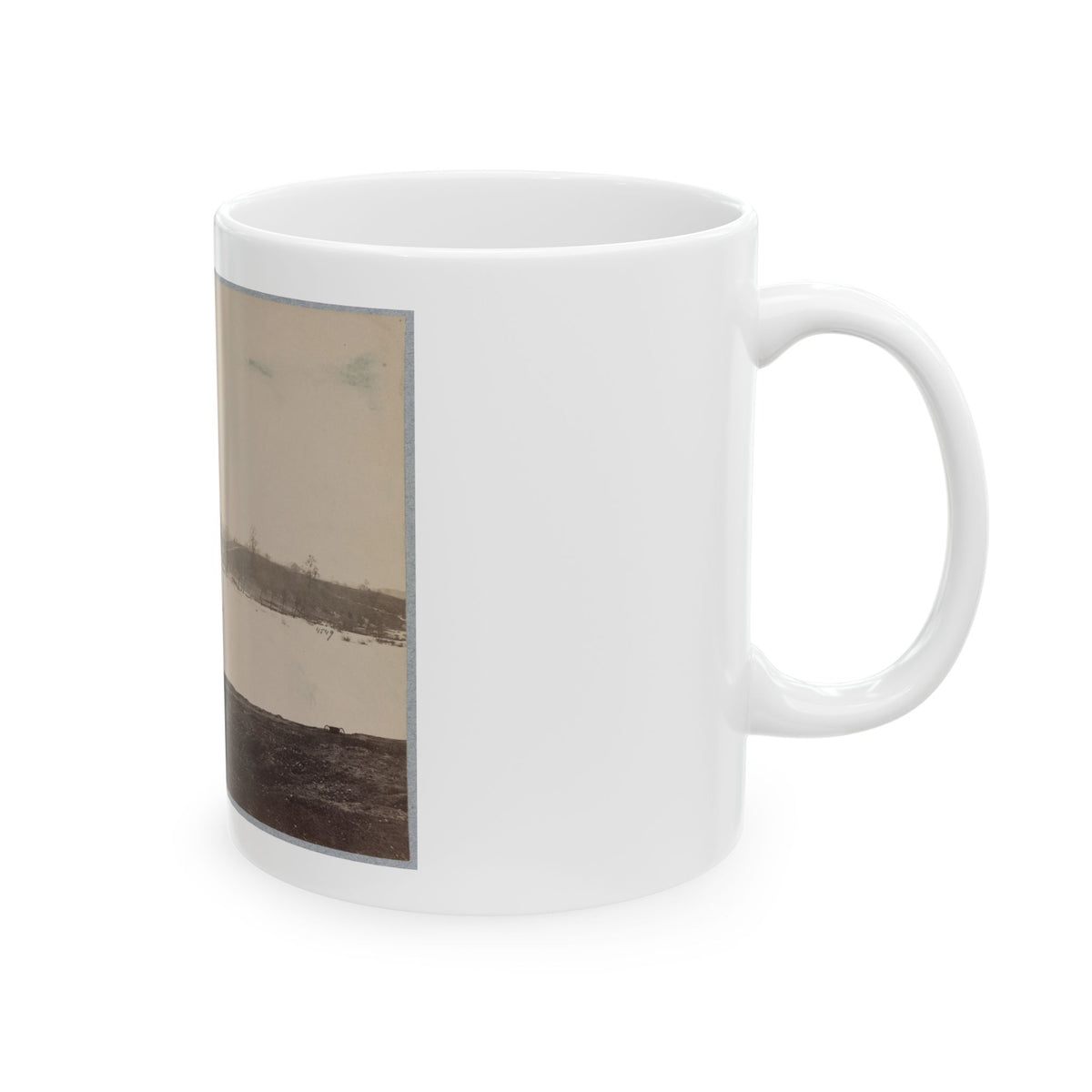 Belle Isle, James River, Richmond, Va., April, 1865 (U.S. Civil War) White Coffee Mug