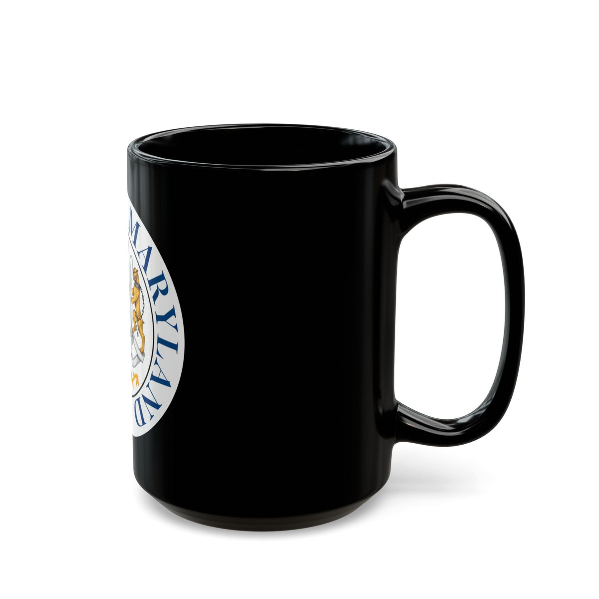 Seal of Rockville Maryland - Black Coffee Mug