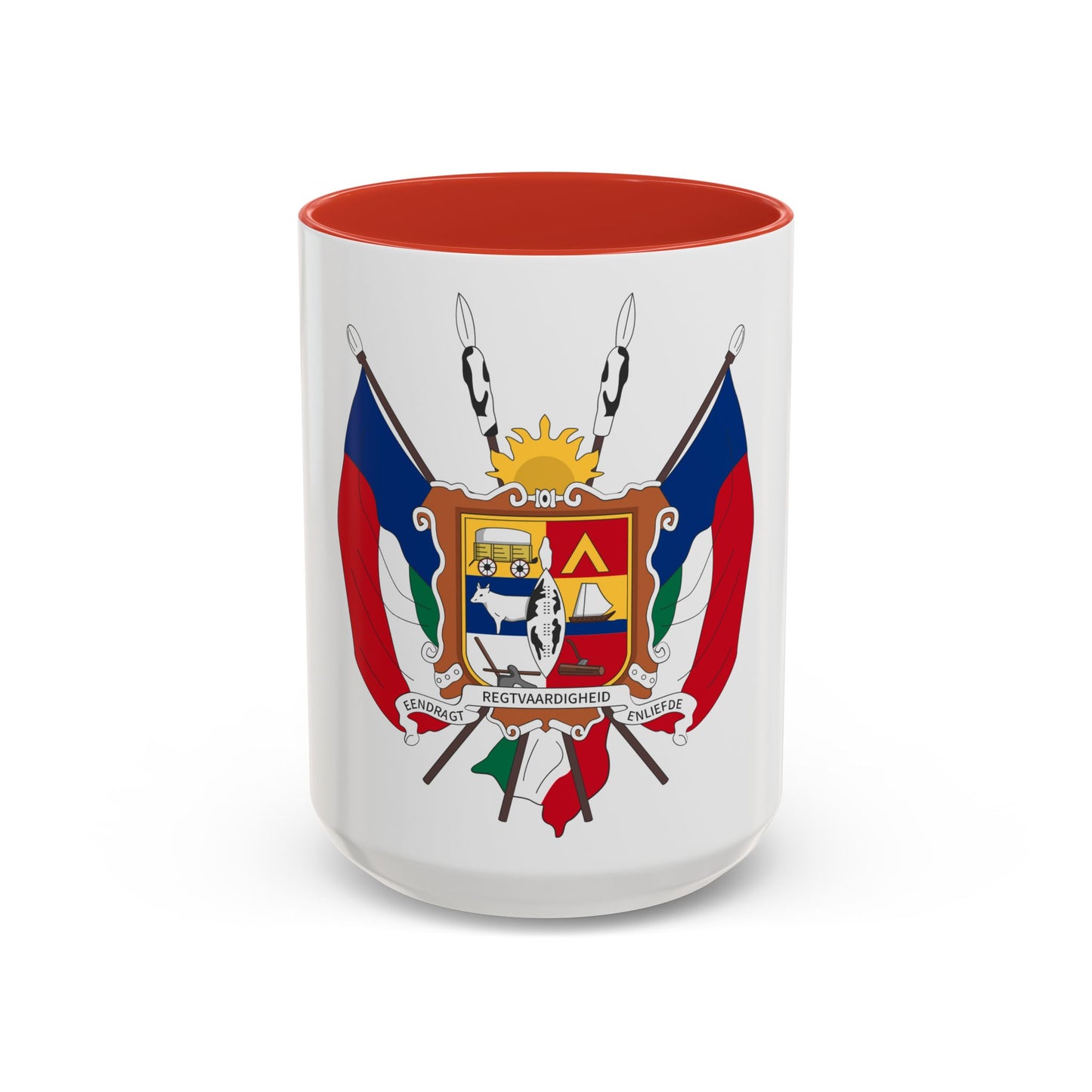 Coat of arms of the Nieuwe Republiek - Accent Coffee Mug