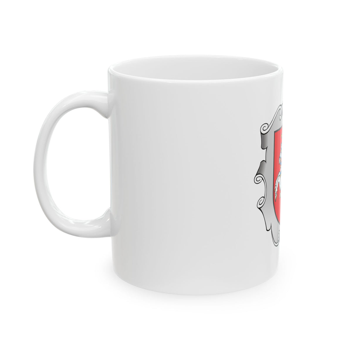 Coat of arms of the Ministry of the Interior of Lithuania - White Coffee Mug