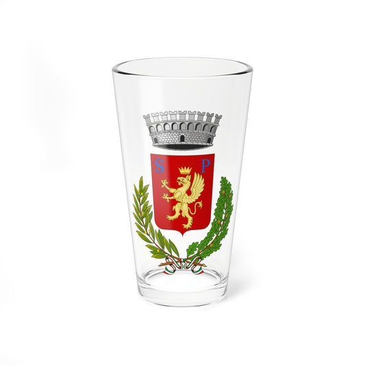 Diano San Pietro-Stemma (Italy) (Coat of Arms) Pint Glass 16oz