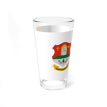 Flag of Bakonyszentkiraly (Hungary) Pint Glass 16oz
